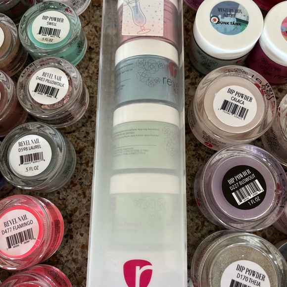 Revel Nail Dip Powders (97 total colors) Most unopened! - Picture 6 of 8